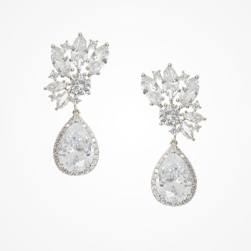 Cubic zirconia cheap statement earrings