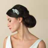 Harmony pearl and crystal blossom hair comb - Liberty in Love