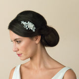Harmony pearl and crystal blossom hair comb - Liberty in Love