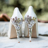 Marina cherry embellished peep-toes - Liberty in Love