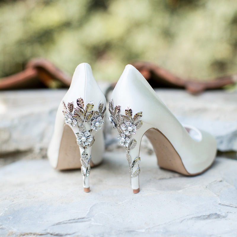 Marina cherry embellished peep-toes - Liberty in Love