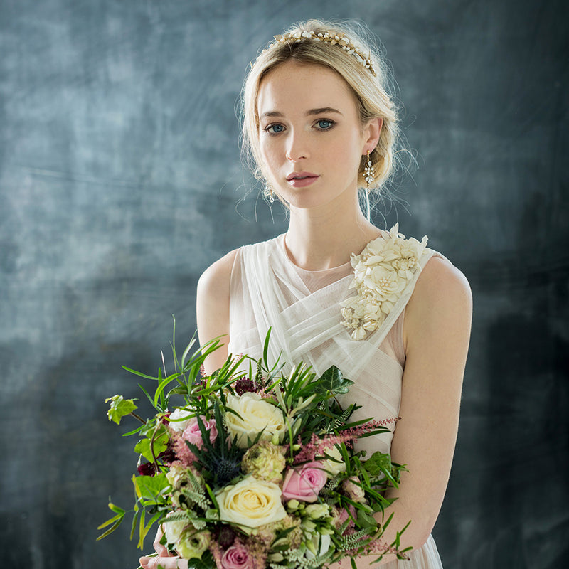 Haruko floral 24k gold headpiece - Liberty in Love