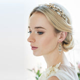 Haruko floral 24k gold headpiece - Liberty in Love