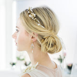 Haruko floral 24k gold headpiece - Liberty in Love