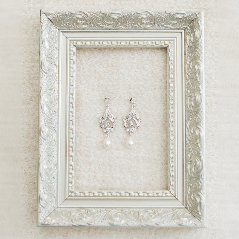 Hayworth pearl drop earrings - Liberty in Love
