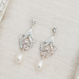 Hayworth pearl drop earrings - Liberty in Love
