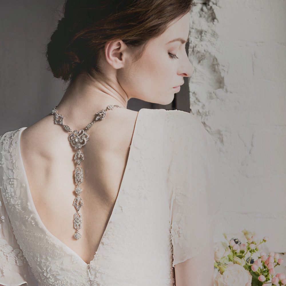 Hayworth II backdrop necklace