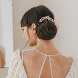 Hazel crystal and pearl embellished hair vine - Liberty in Love