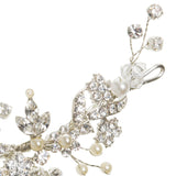 Hazel crystal and pearl embellished hair vine - Liberty in Love