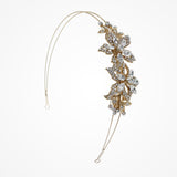 Helena duo of golden blossoms headpiece - Liberty in Love