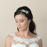 Helena duo of golden blossoms headpiece - Liberty in Love