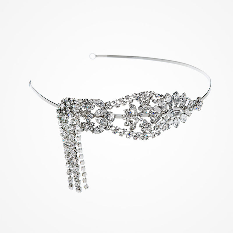 Henrietta draping crystals headpiece - Liberty in Love
