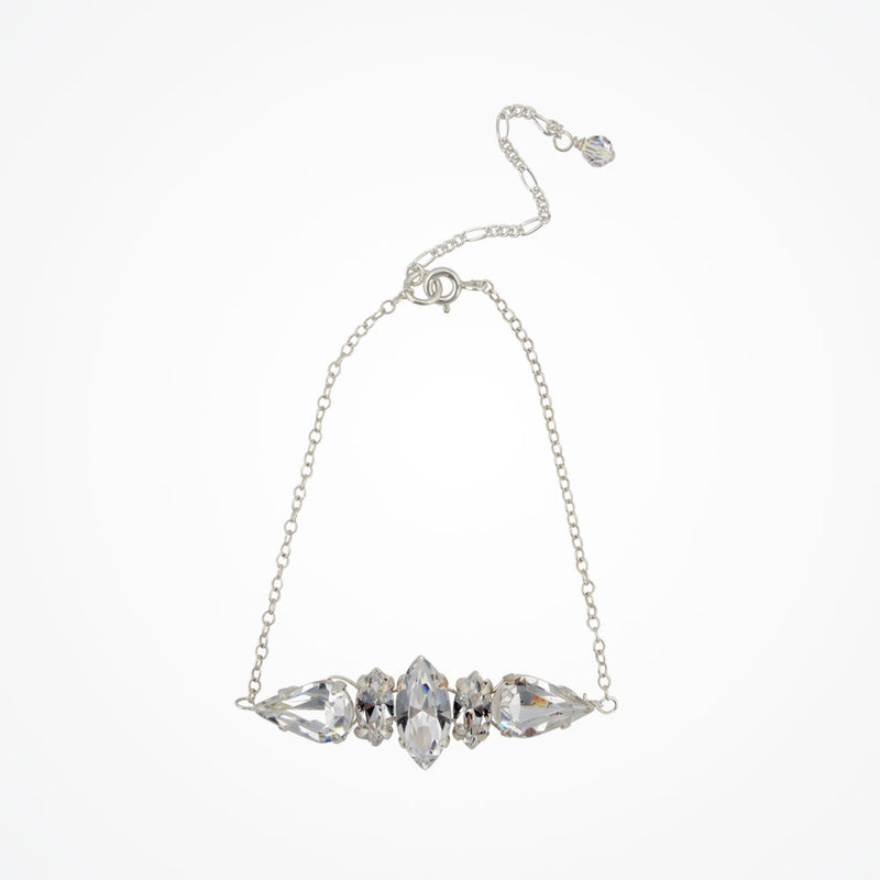 Hepburn diamante bridal bracelet - Liberty in Love