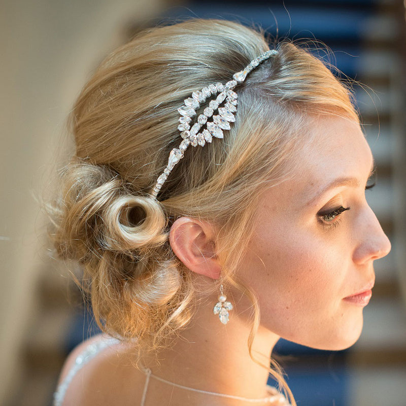 Hepburn diamante bridal headband - Liberty in Love