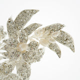 Hera pearl and crystal floral clip - Liberty in Love