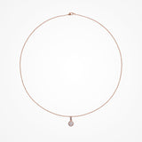 Hester rose gold cubic zirconia pendant necklace - Liberty in Love