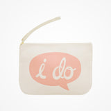 'I do' wedding pouch (pink) - Liberty in Love