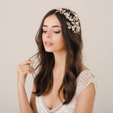 Ibiza crystallised gold floral headpiece - Liberty in Love
