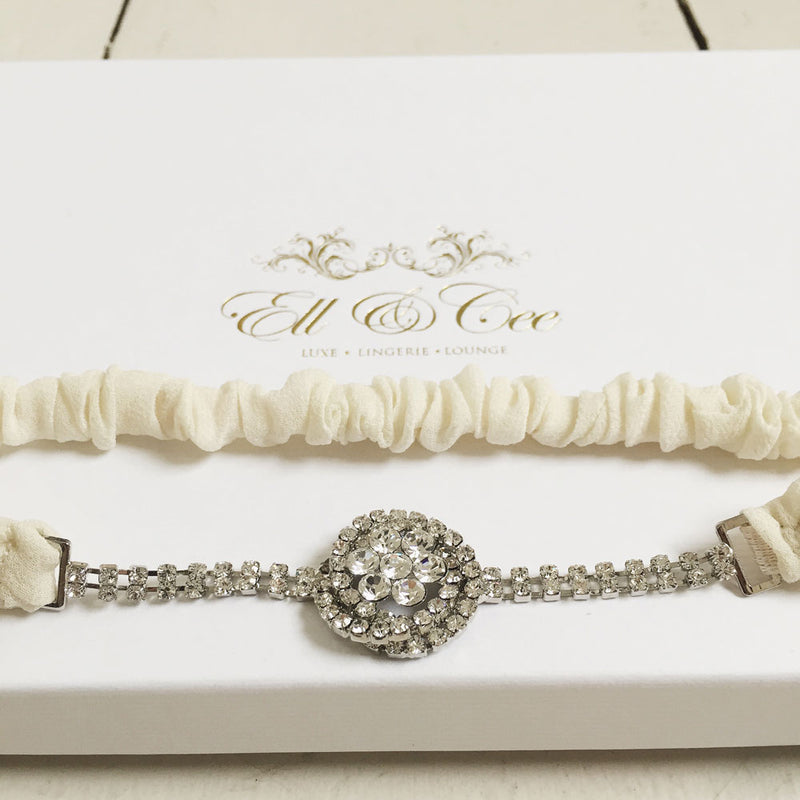 Ella deco jewel garter - Liberty in Love