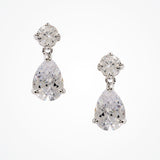Imperial cubic zirconia teardrop earrings - Liberty in Love