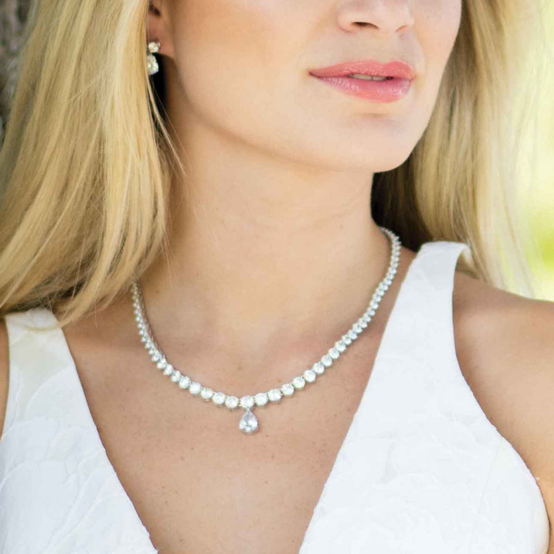 Imperial cubic zirconia necklace - Liberty in Love