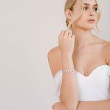 Inda pear crystal bracelet - Liberty in Love