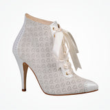 Inessa punch out hearts leather boots - Liberty in Love