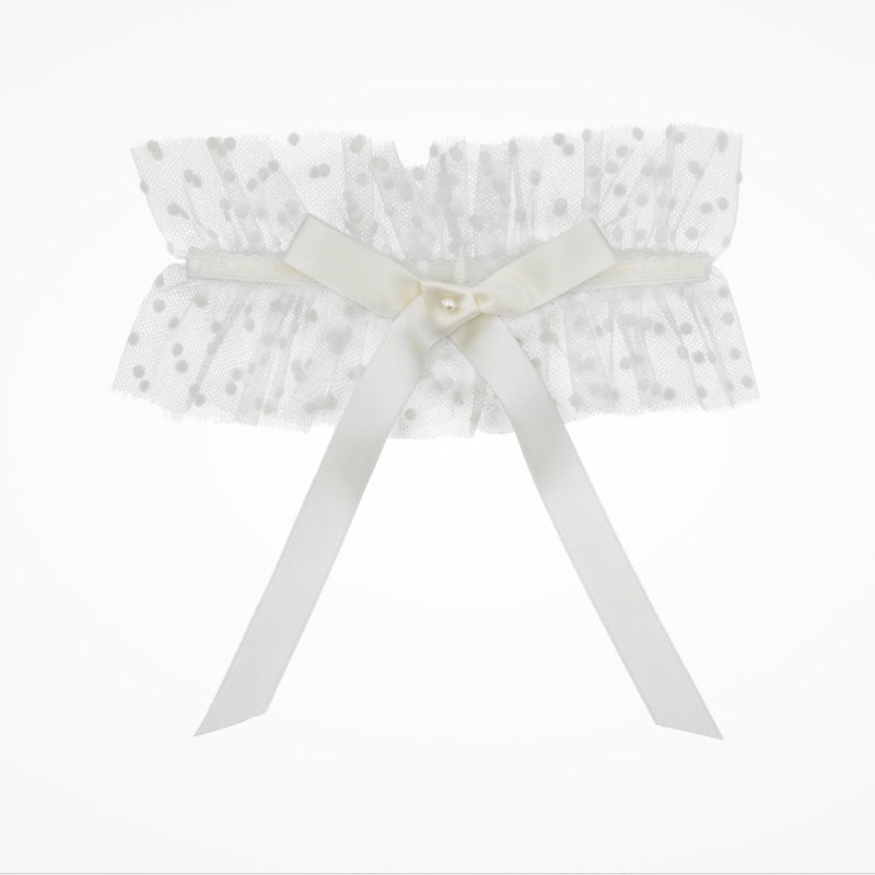 Innocence spot tulle garter - Liberty in Love