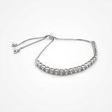 Instinct zirconia crystal tennis toggle bracelet - Liberty in Love