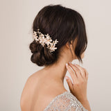Iona crystal embellished floral gold headpiece - Liberty in Love