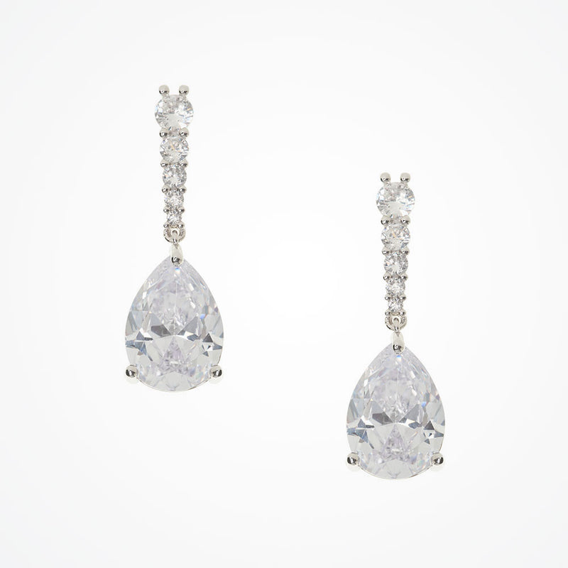 Isla crystal teardrop earrings - Liberty in Love