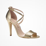 Ivana gold leaves leather sandals - Liberty in Love
