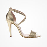 Ivana gold leaves leather sandals - Liberty in Love