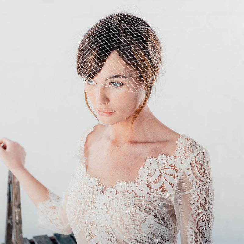 Ivory bandeau veil - Liberty in Love