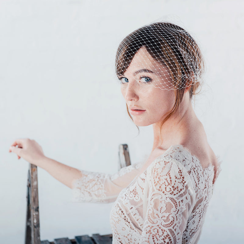 Ivory bandeau veil - Liberty in Love