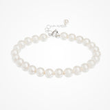 Ivory elegance pearl bracelet (silver) - Liberty in Love