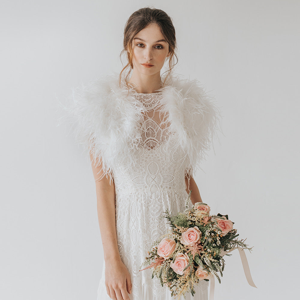 Plus size bridal shrug clearance