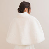 Ivory faux fur cape - Liberty in Love