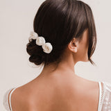 Ivory rose bud hair pins - Liberty in Love