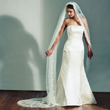 Templeton tulle veil with scalloped lace edge - Liberty in Love