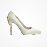 Joanie platform cherry embellished pointed toe courts - Liberty in Love