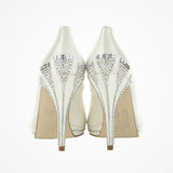 Joanie platform deco crystal embellished vintage point courts - Liberty in Love