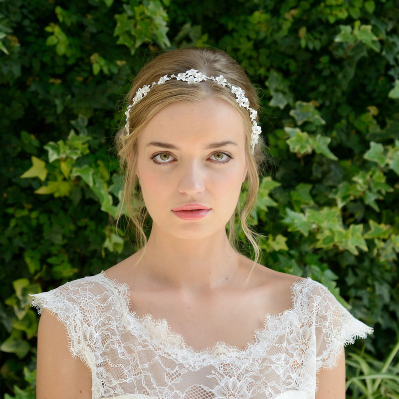 Josie enamelled blossoms hair vine - Liberty in Love