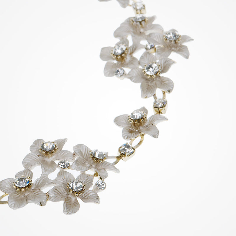 Josie enamelled blossoms hair vine - Liberty in Love