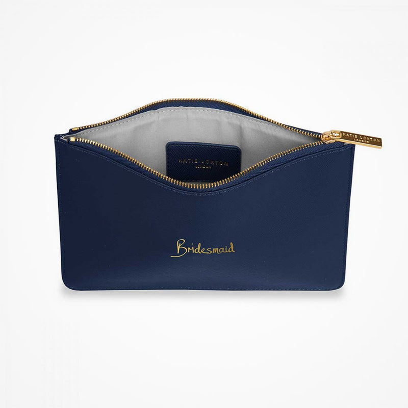 Katie Loxton ‘Bridesmaid’ perfect pouch (navy blue) - Liberty in Love