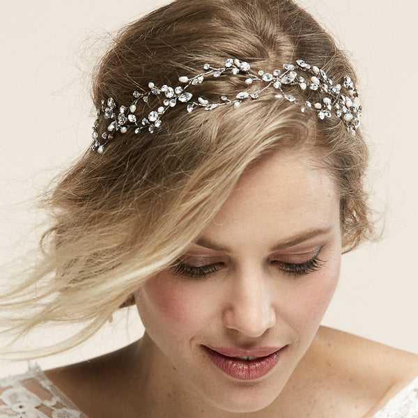Timeless Bridal Headpiece - Kennedy by Untamed Petals ??? ?????? ????: ???????????  main image 4