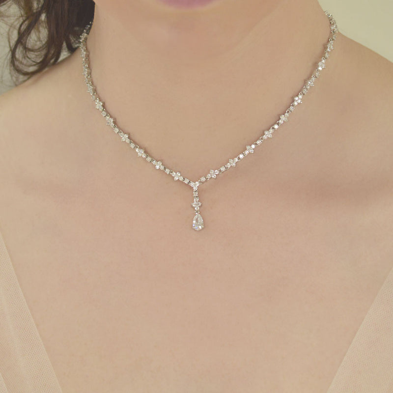 Kensington cubic zirconia necklace - Liberty in Love