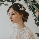 Kiki duo of blossoms swag headpiece - Liberty in Love