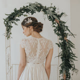 Kiki duo of blossoms swag headpiece - Liberty in Love