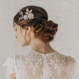 Kiki duo of blossoms swag headpiece - Liberty in Love